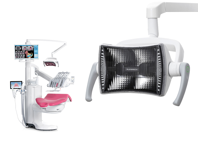 Firma Planmeca prezentuje nową lampę zabiegową dla gabinetu stomatologicznego