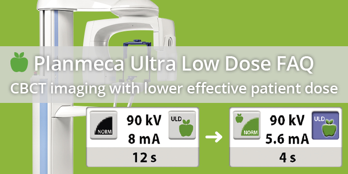 Questions les plus fréquemment posées au sujet du protocole à ultra faible dose Planmeca – imagerie CBCT à dose patient efficace faible