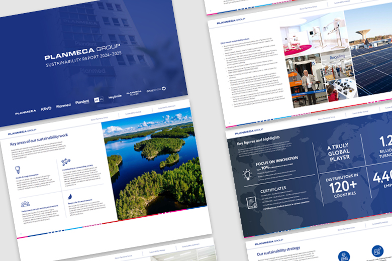 Planmeca Group’s Sustainability Report 2024–2025 now available