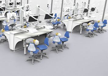 Planmeca bench simulation