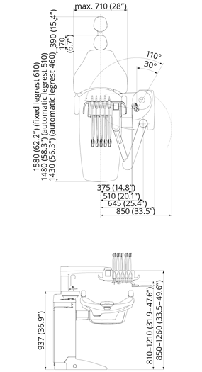 Compact i Drawing of dimensions Compact i Drawing of dimensions
