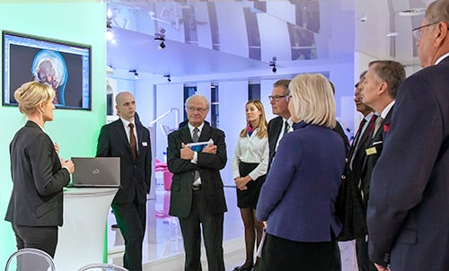 Royal Technology Mission with His Majesty King Carl XVI Gustaf of Sweden visits Planmeca Showroom Royal Technology Mission with His Majesty King Carl XVI Gustaf of Sweden visits Planmeca Showroom