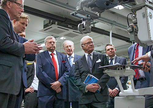 Royal Technology Mission with His Majesty King Carl XVI Gustaf of Sweden visits Planmeca X-ray production facility Royal Technology Mission with His Majesty King Carl XVI Gustaf of Sweden visits Planmeca X-ray production facility