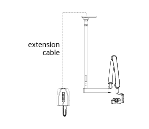 Planmeca ProX ceiling mount