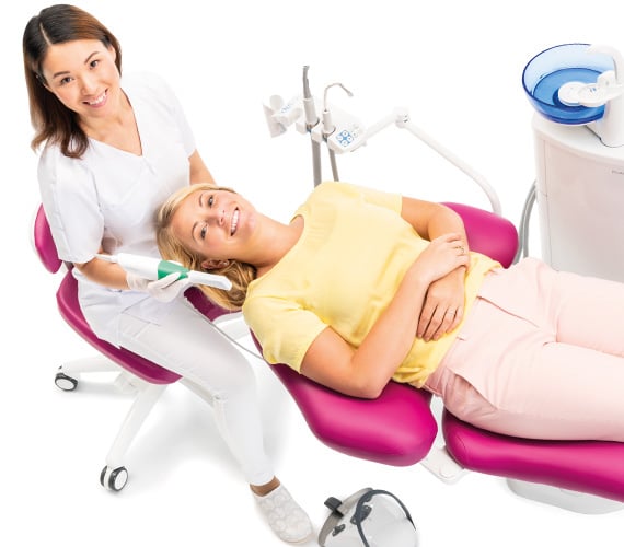 Planmeca Compact i5 dentist patient