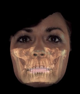 One imaging session generates both a 3D photo and a CBCT volume