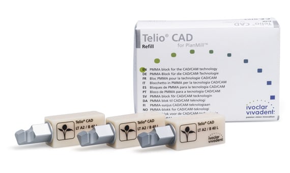Telio CAD CAD/CAM blocks for PlanMill