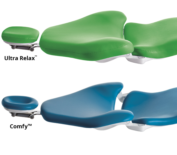 Planmeca dental unit high-quality ultra relax and comfy upholsteries