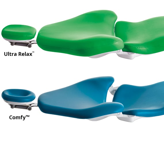 Planmeca dental unit high-quality ultra relax and comfy upholsteries