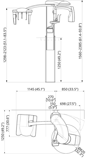 ProMax 2D S3 Dimensions